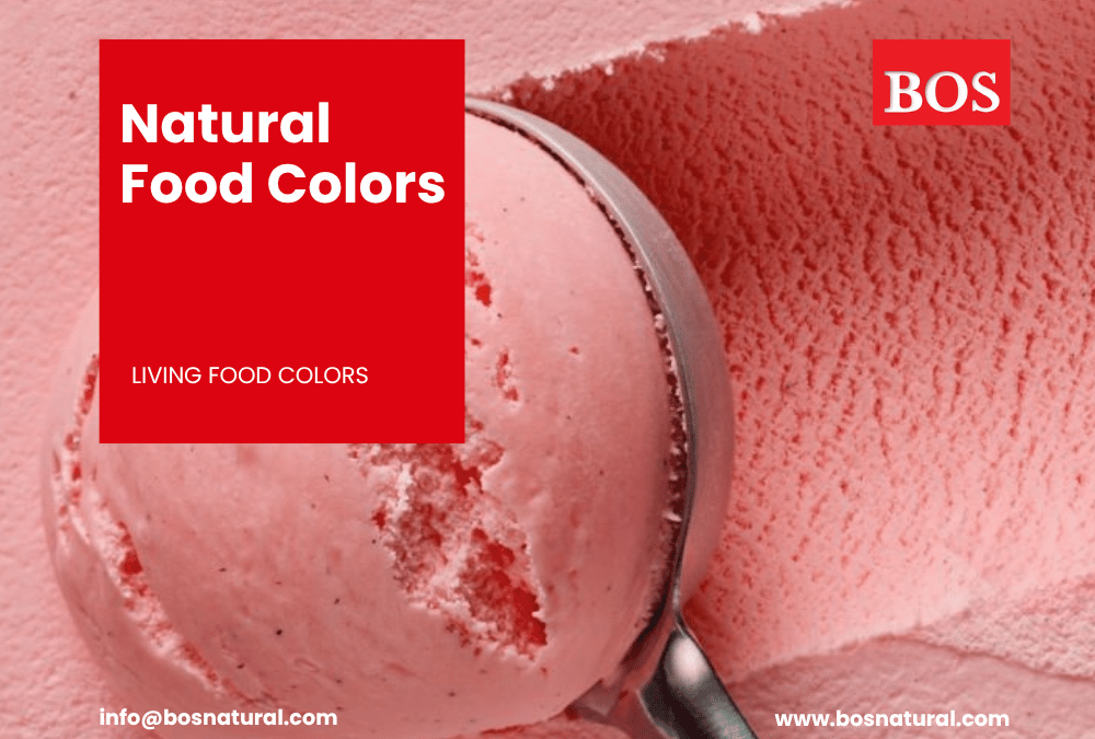 Colorful natural pigments extracted from plants, illustrating the science and purity of natural food colors.